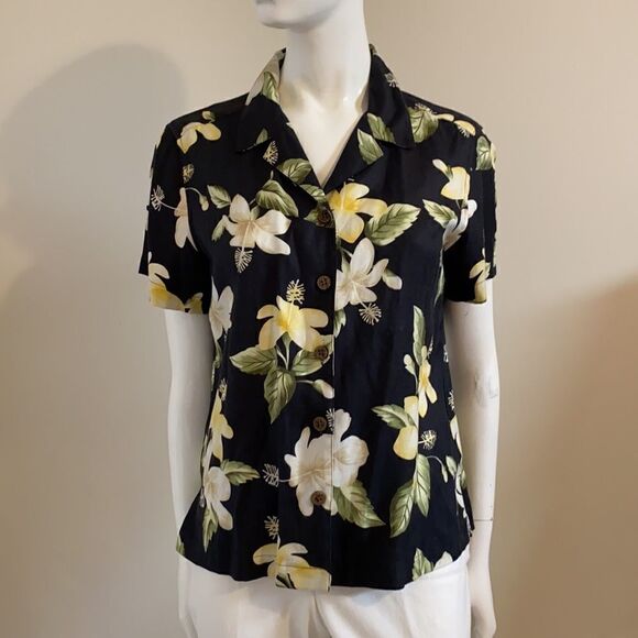 Caribbean Joe Notched Collar Button Down Shirt PM - Picture 3 of 6